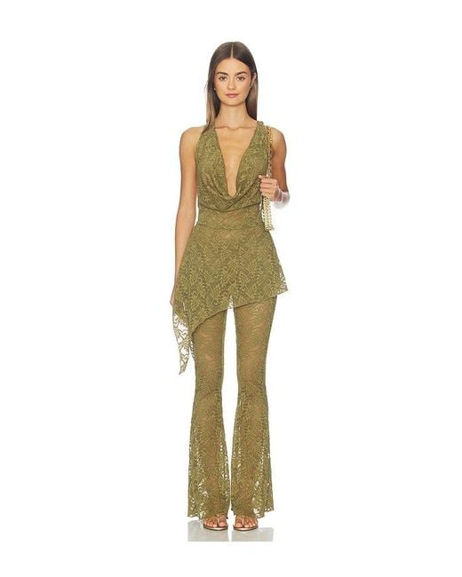 superdown Green Colson Pant Set