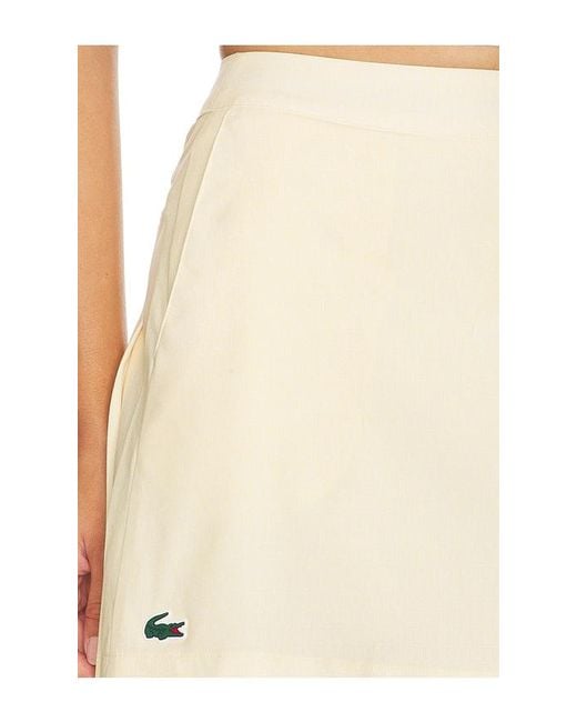 Lacoste White Golf Core Mini Skirt