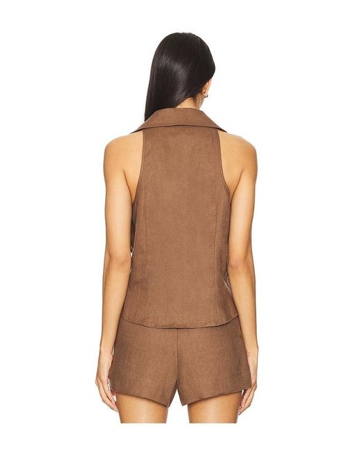 Hevron Brown Sloan Vest