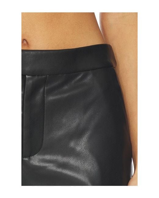 Lovers + Friends Black X Emma Leger Greta Faux Leather Pants
