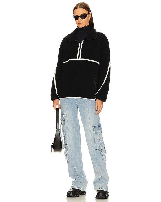 Lamarque Black Helsa Fleece Jacket