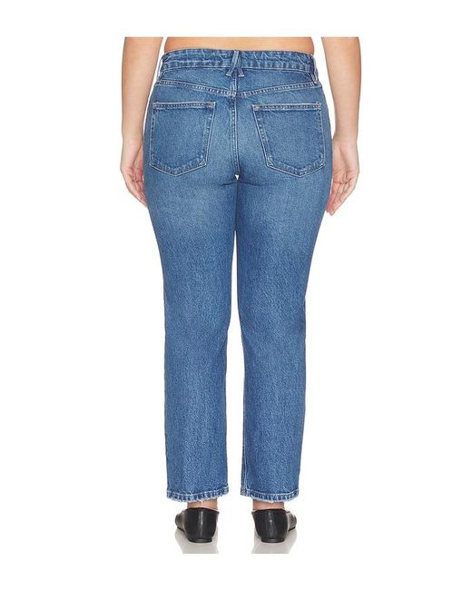 GOOD AMERICAN Blue Good Vintage Ankle Jeans