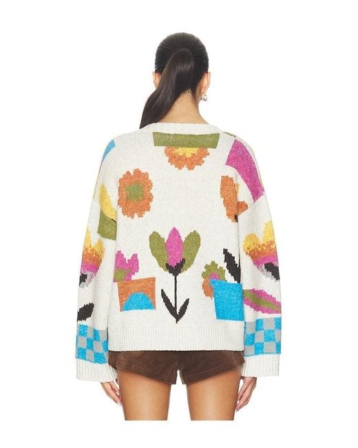 Free People Multicolor Tulip Whirl Cardigan