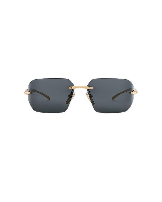Prada Blue Rectangular Sunglasses