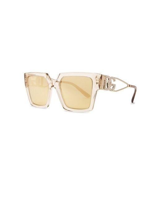 Dolce & Gabbana Natural Square Sunglasses