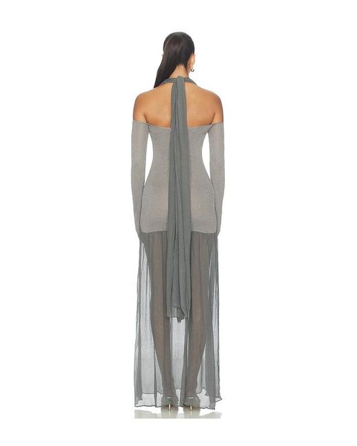 AYA MUSE Gray Luxa Dress