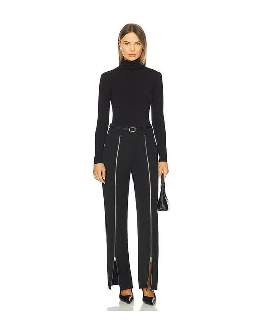 Madison The Label Black Corey Zip Pant