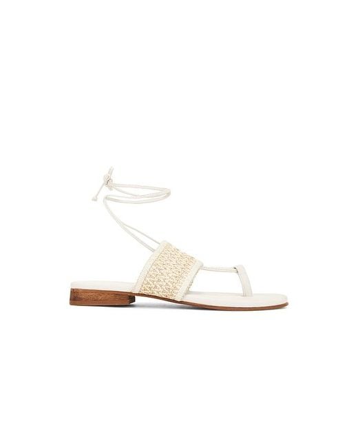 Kaanas White Bamboo Wrap-Around Thong