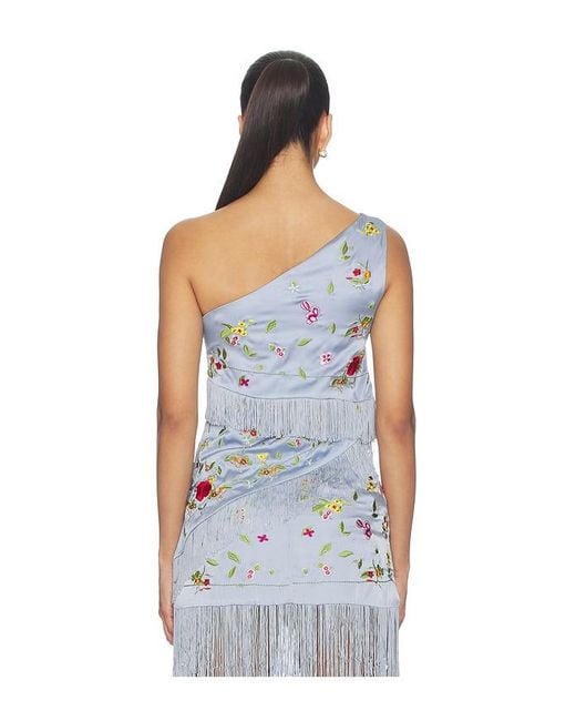 Nii HAI White Lara Fringe Top