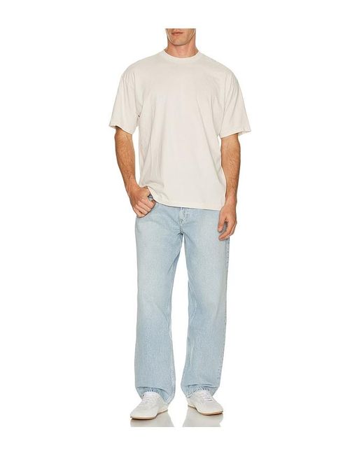 Asher White Noah Supima Tee for men