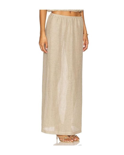 Leset Natural Stella Maxi Skirt
