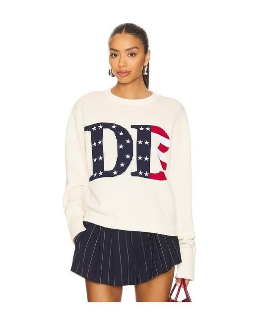 Dairy Boy White American Summer Sweater
