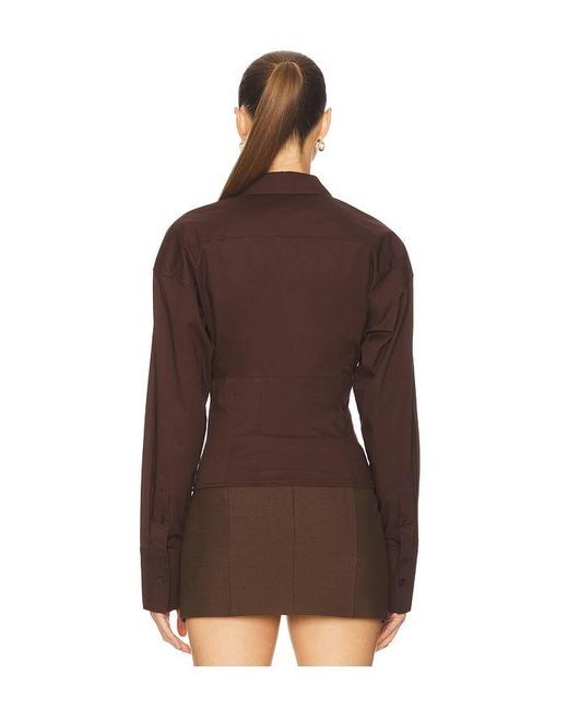 L'academie Brown Elsie Shirt