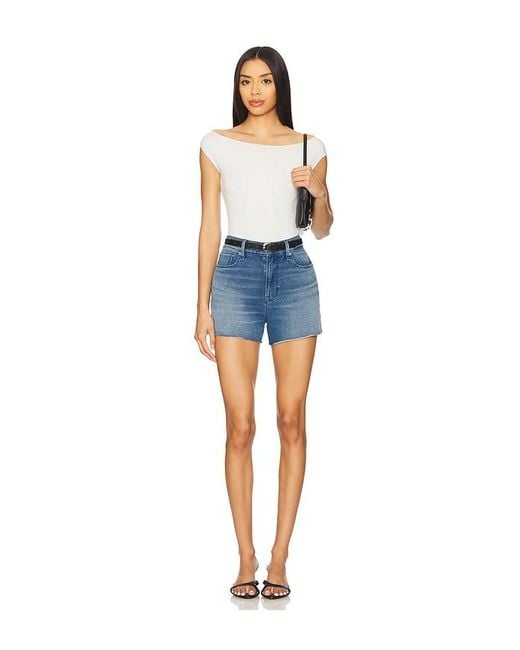GOOD AMERICAN Blue Jeanius Good '90S Shorts