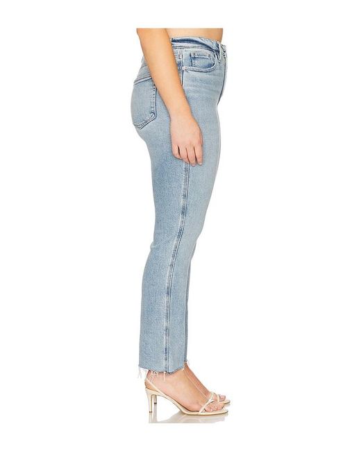GOOD AMERICAN Blue Good Standard Kick Flare Jeans