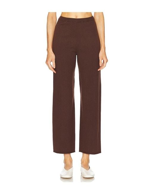 L'academie Brown Maradona Knit Pant