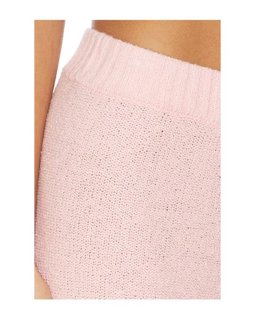 Lovers + Friends Pink Lora Textured Pant