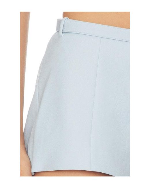 Anna October Blue Coco Wide-Leg Shorts