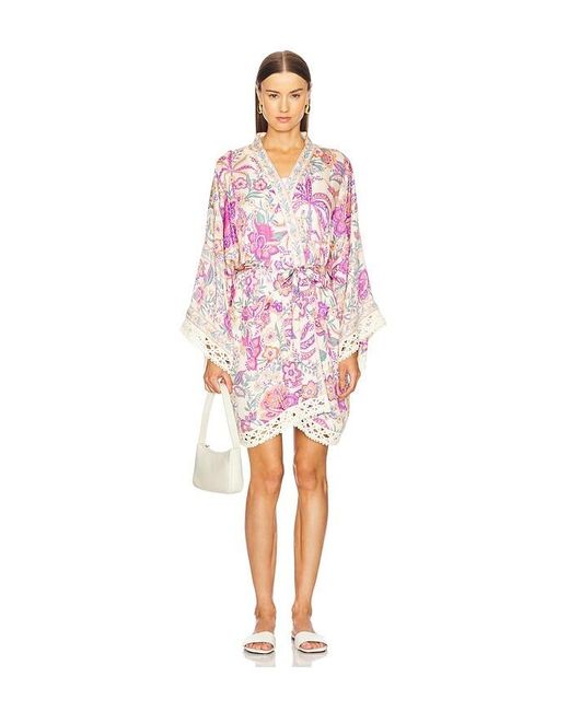 Spell Mojave Lily Short Robe | Lyst