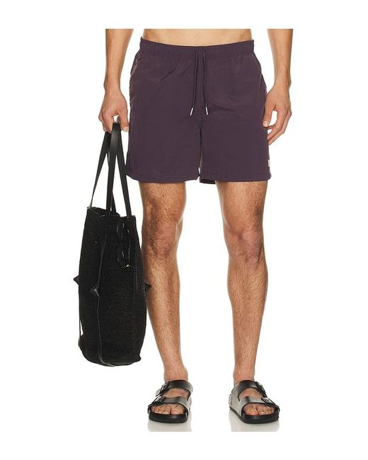 Bather Blue Solid Classic Swim Trunk for men