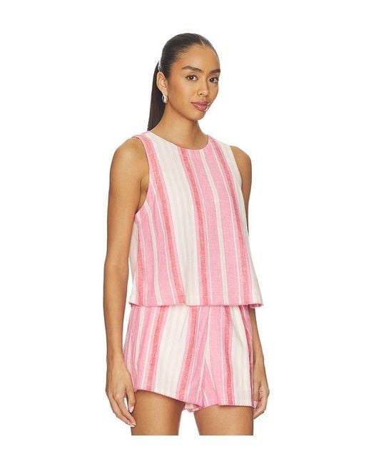 Beach Riot Pink Dollie Sleeveless Top
