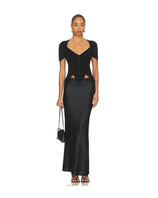 Cult Gaia Black Eliza Top