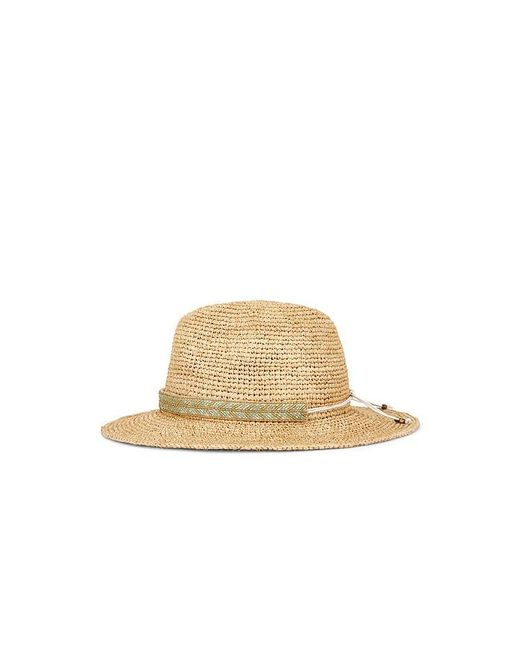 Nikki Beach White Amber Fedora Hat