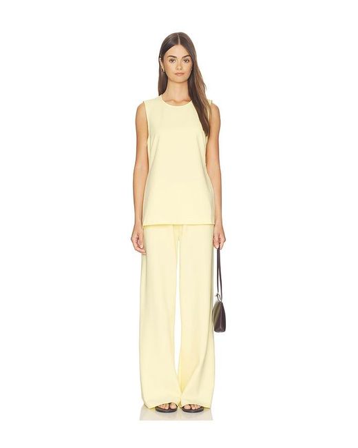 La Ligne Natural Crepe Colby Pants