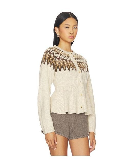 Steve Madden Natural Kyndra Cardigan