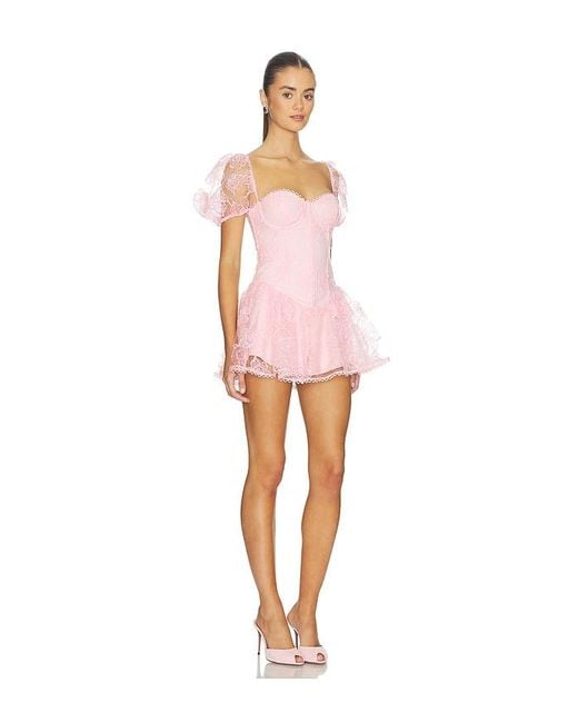 MAJORELLE Pink Scarlett Romper
