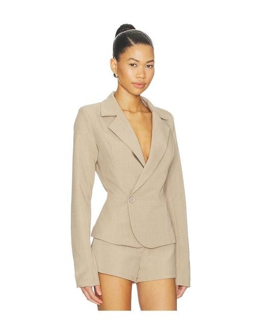 SNDY'S Natural Liana Cinch Blazer