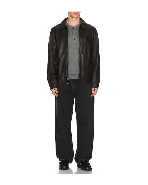 Rag & Bone Gray Classic Flame Henley for men