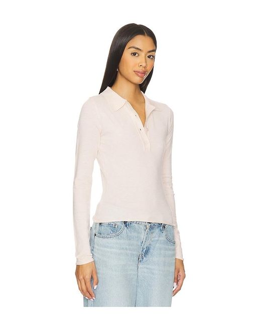 SNDY'S White Veda Long Sleeve Top