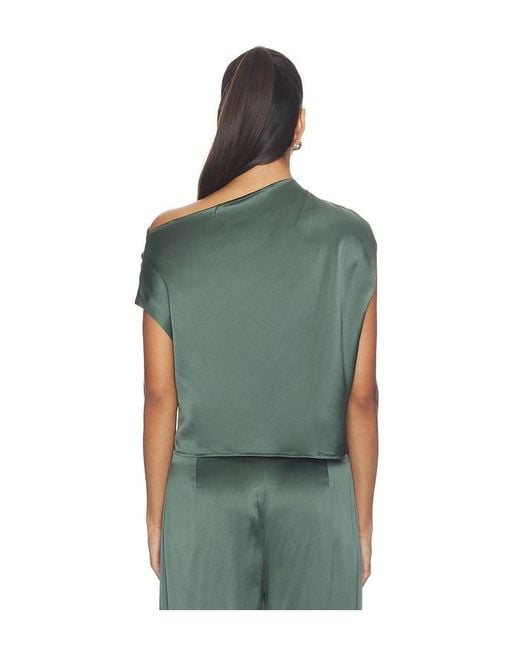 The Sei Green Draped Top