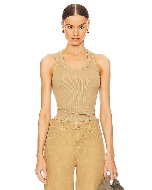 SPRWMN Natural Rib Fitted Scooped Tank