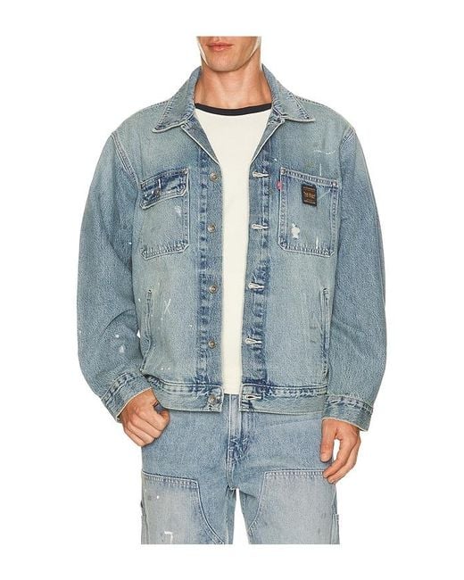Levi's Blue Sunrise Trucker Jacket for men