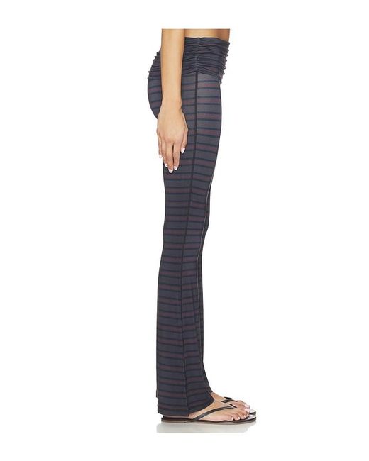 WeWoreWhat Blue Fold Over Flare Legging