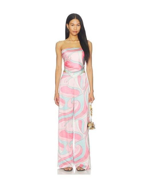 Runaway the Label White Milani Relaxed Satin Pant