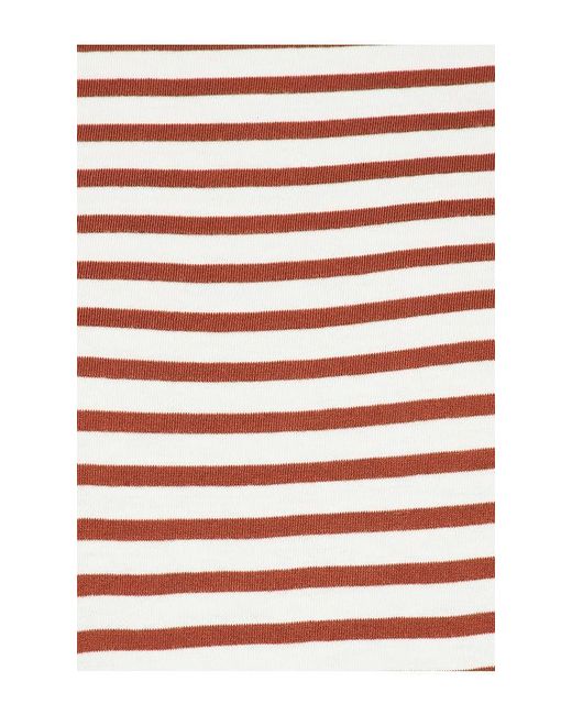 Nation Los Angeles Red Amelie Envelope Neck Top