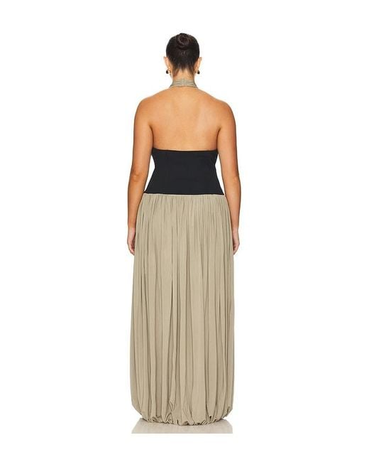 L'academie White Reba Midi Dress