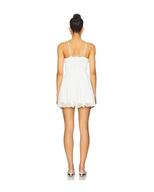 L'academie White 'Academie Lya Mini Dress