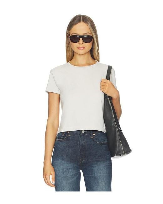 Agolde White Adine Tee Shirt