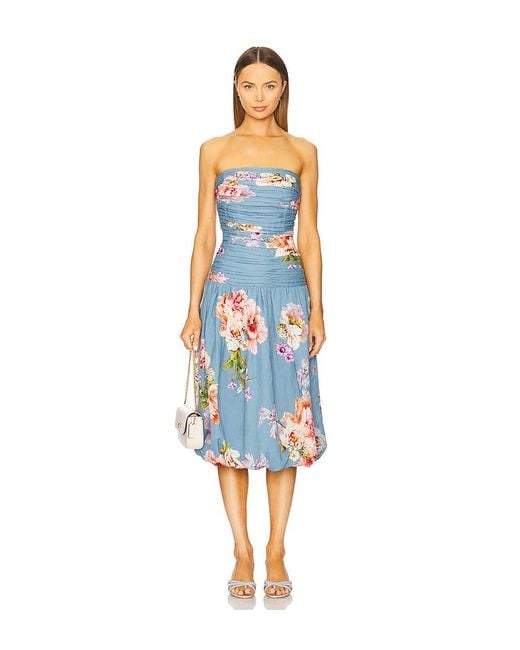 Vestido Midi Dress En Color Azul Talla (También En M, S, Xs) Hemant & Nandita de color Blue