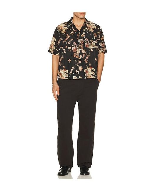 AllSaints Black Armada Shirt for men