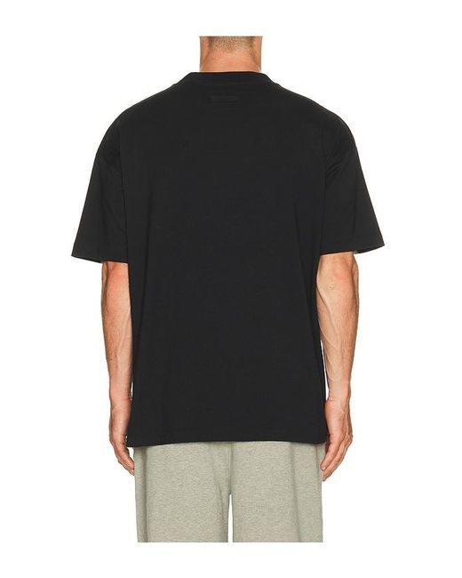 Fear Of God Black Classic Fit T-Shirt for men