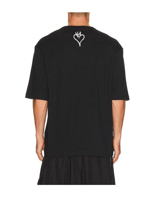 Y-3 Red Skullgfx Tee for men