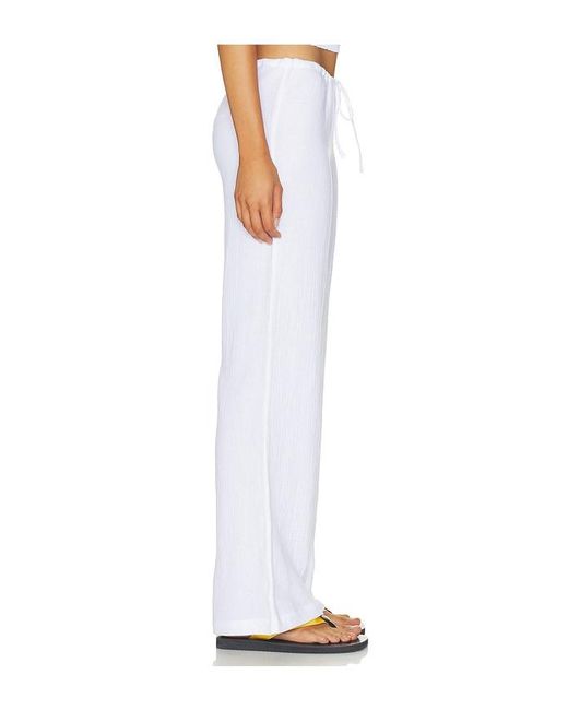 WellBeing + BeingWell White Headley Pant