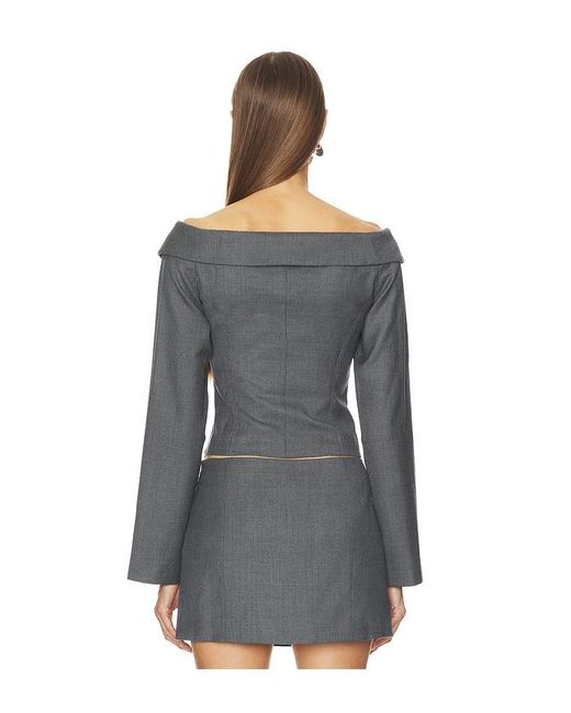 Camila Coelho Black Arden Top