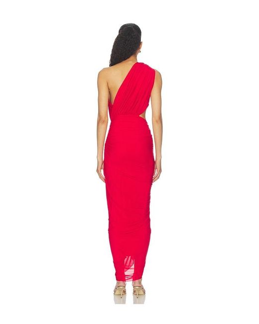 superdown Red Juliet Midi Dress
