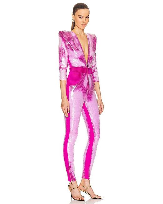 Zhivago Pink Heated Activated The Video Wars Jumpsuit